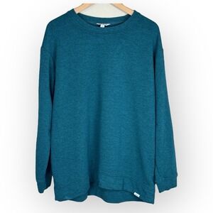 Orvis Men's Crew Neck Sweatshirt Pullover Size Large Green‎ Modal Blend Soft